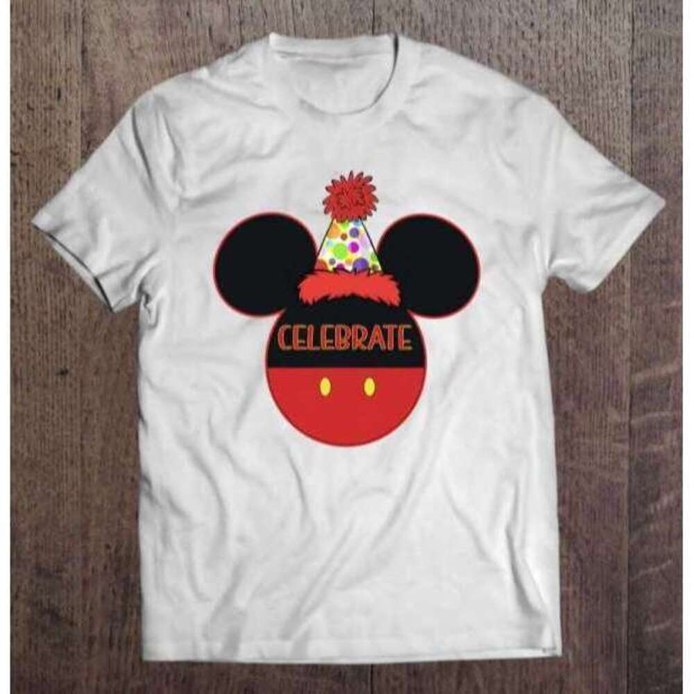Disney Mickey And Friends Birthday Graphic Family Fun Unisex T-Shirt